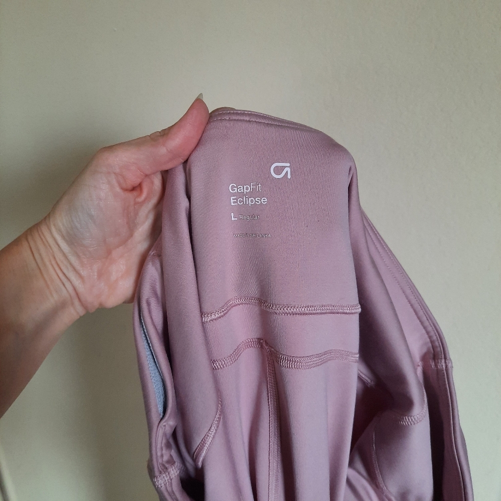 Dusty Pink Mauve Leggings Gapfit Athletic Athlesiure Workout - Picture 9 of 10